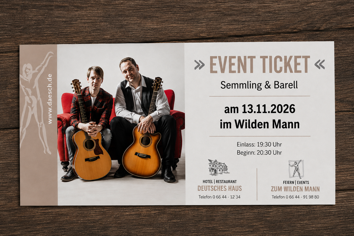 Semmling & Barell Freitag 13.11.2026