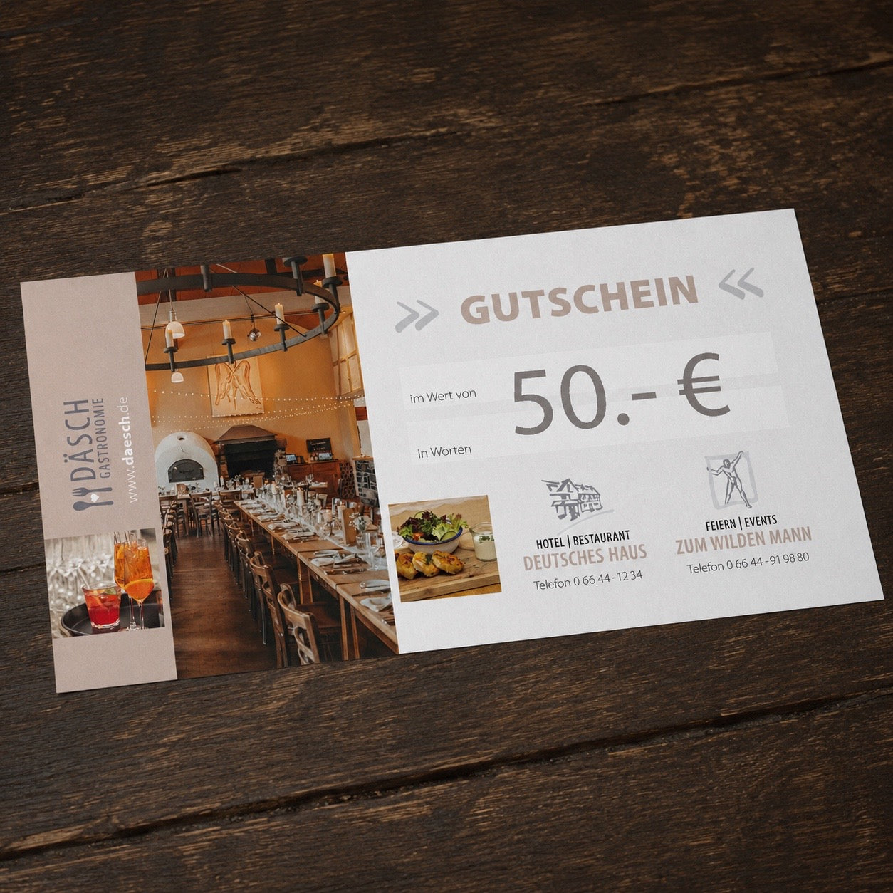 Wertgutschein 50 €