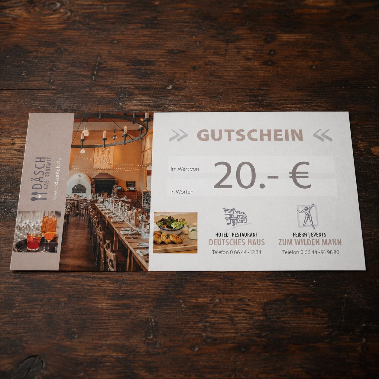 Wertgutschein 20 €