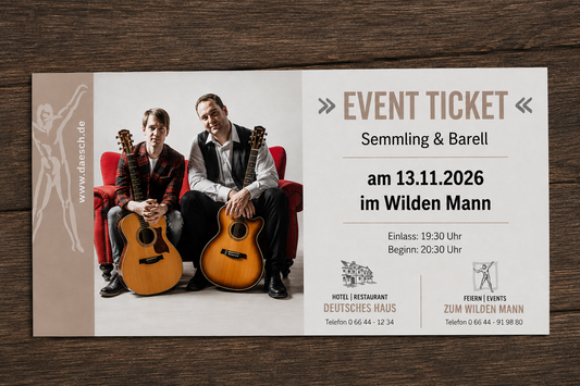 Semmling & Barell Freitag 13.11.2026